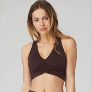 Alo Wild Thing Sports Bra - Brown